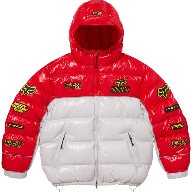 Supreme ''Fox Racing® Shiny Down Puffer'' Jacket